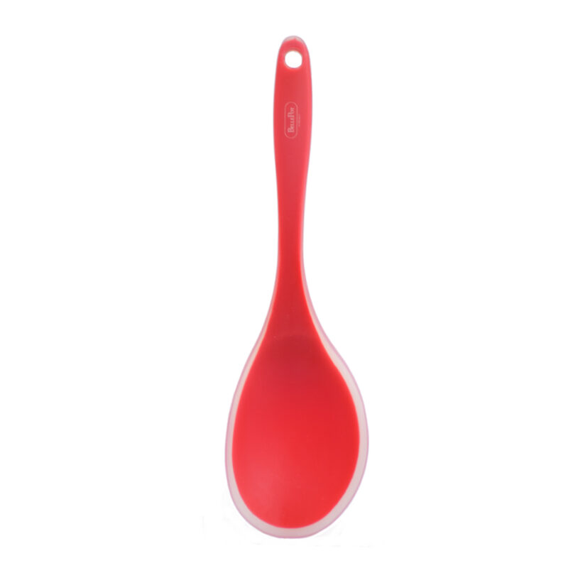 Colher Grande de Silicone Vermelha Belle Pot