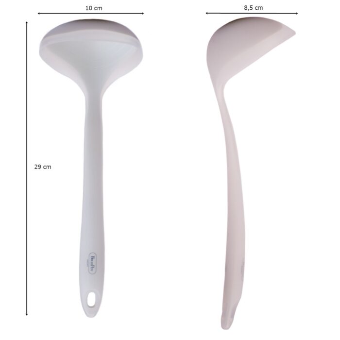 Concha Grande De Silicone Branca Belle Pot - Imagem 4