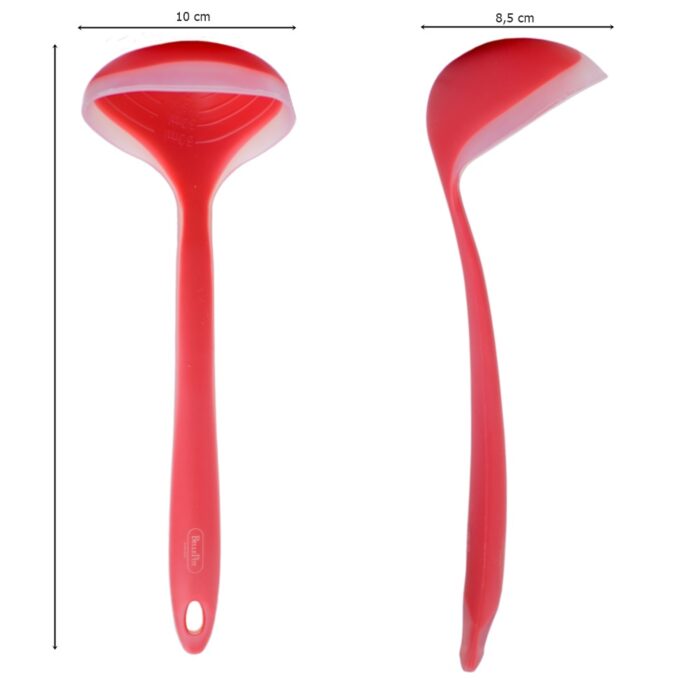 Concha Grande De Silicone Vermelha Belle Pot - Imagem 2