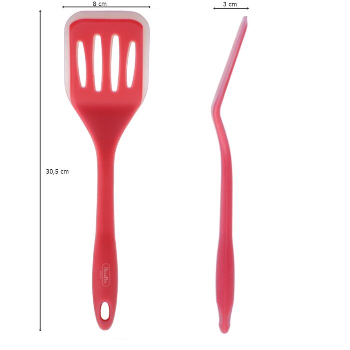 Espátula Grande de Silicone Vermelha Belle Pot - Imagem 4